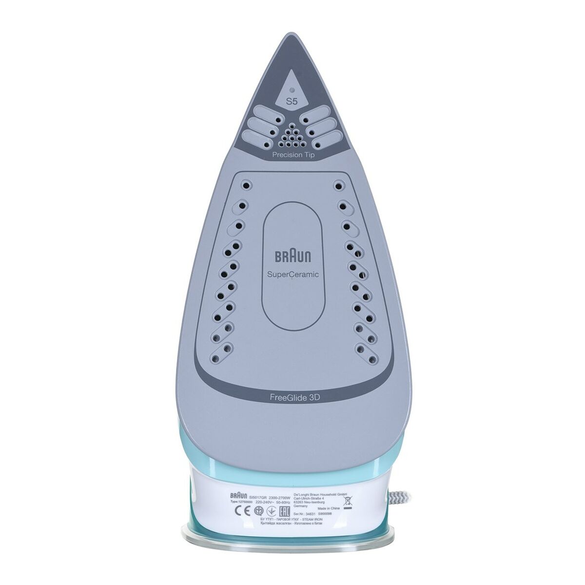 Ångstrykjärn Braun SI 5017 GR 2700 W - 2