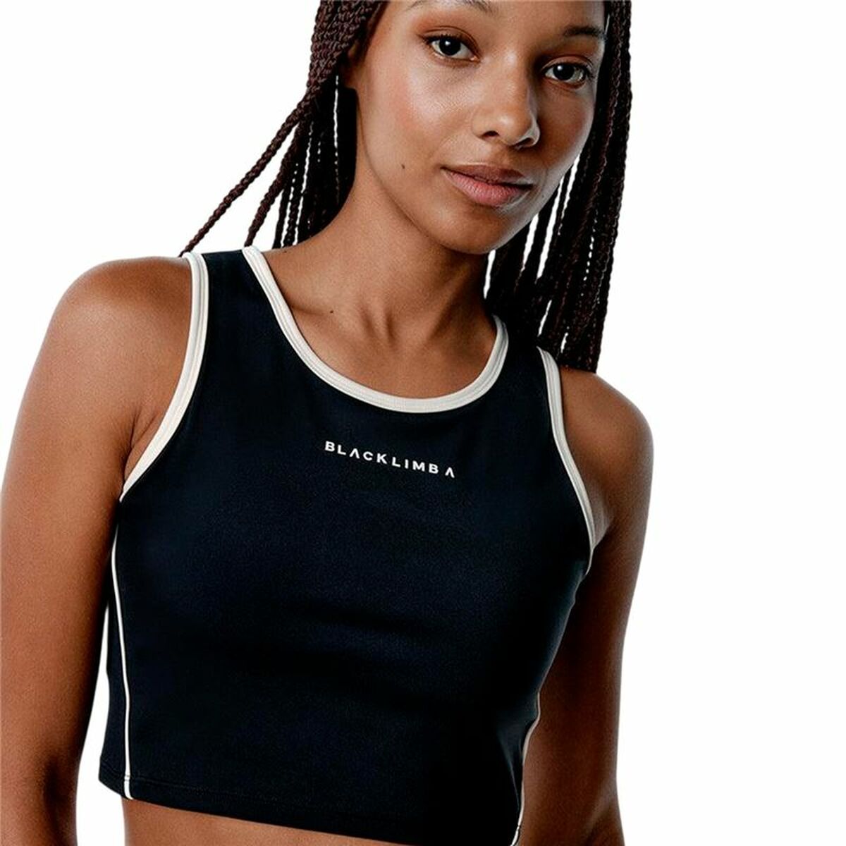 Sport-topp, Dam Black Limba Streamline Fitness