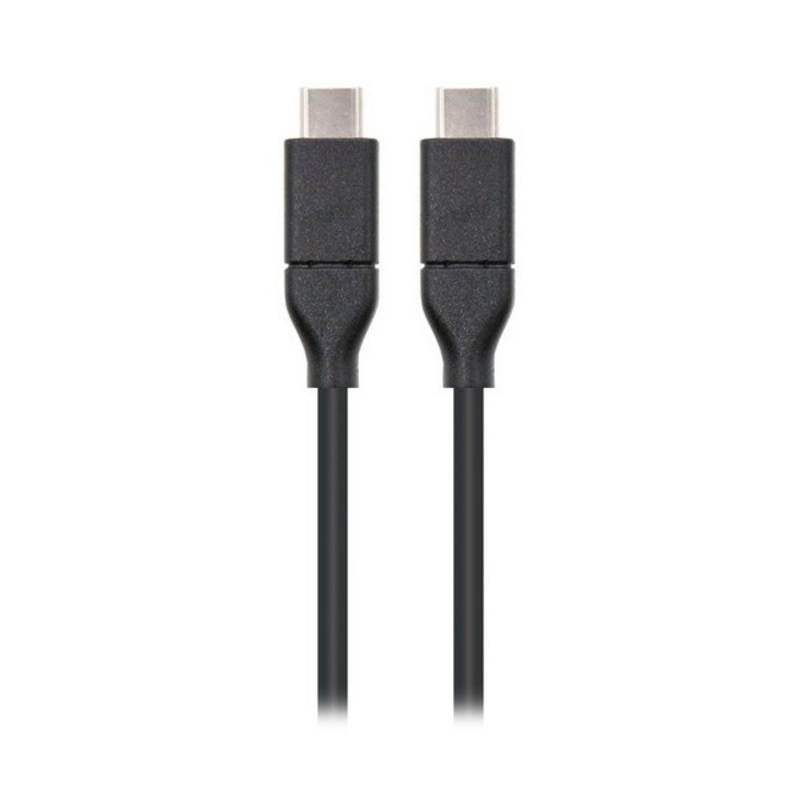 USB-C 3.1-kabel NANOCABLE 10.01.4101 Svart (1 m) - 3