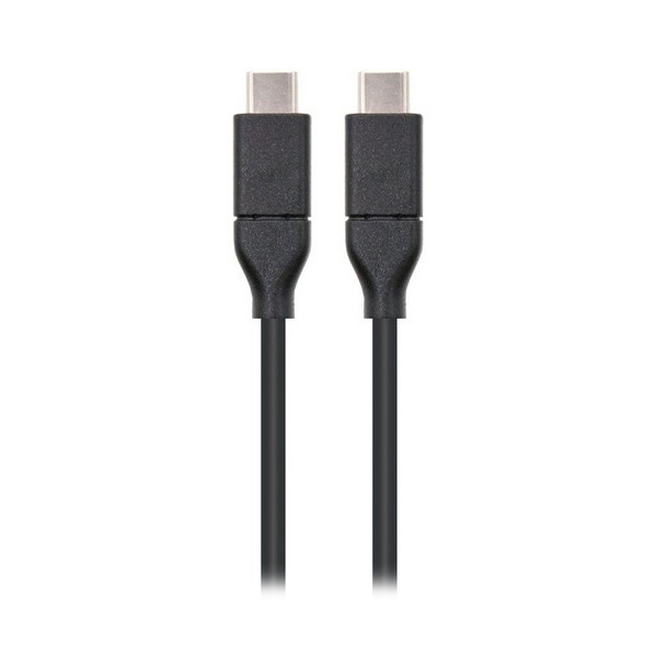 USB-C 3.1-kabel NANOCABLE 10.01.4101 Svart (1 m)