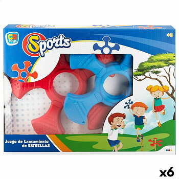 Siktningsspel Colorbaby 23,5 x 2 x 23,5 cm Strand Stjärnor Skicklighetsspel (6 antal)
