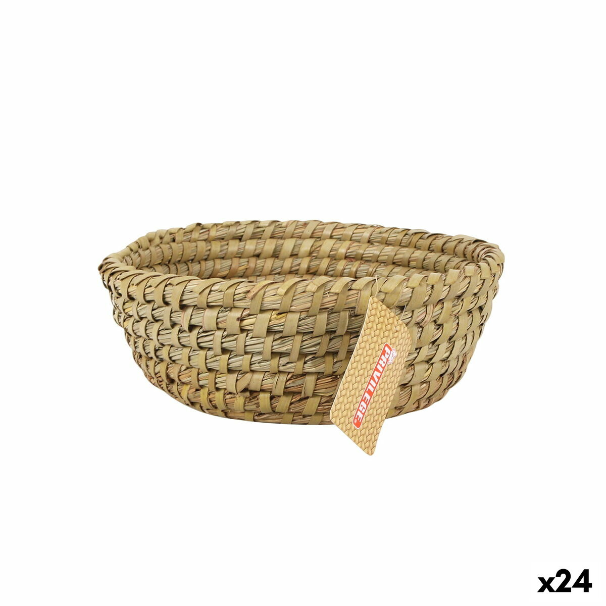 Multifunktionell korg Privilege vide Rund ø 22 x 8 cm 22 x 22 x 8 cm (24 antal)