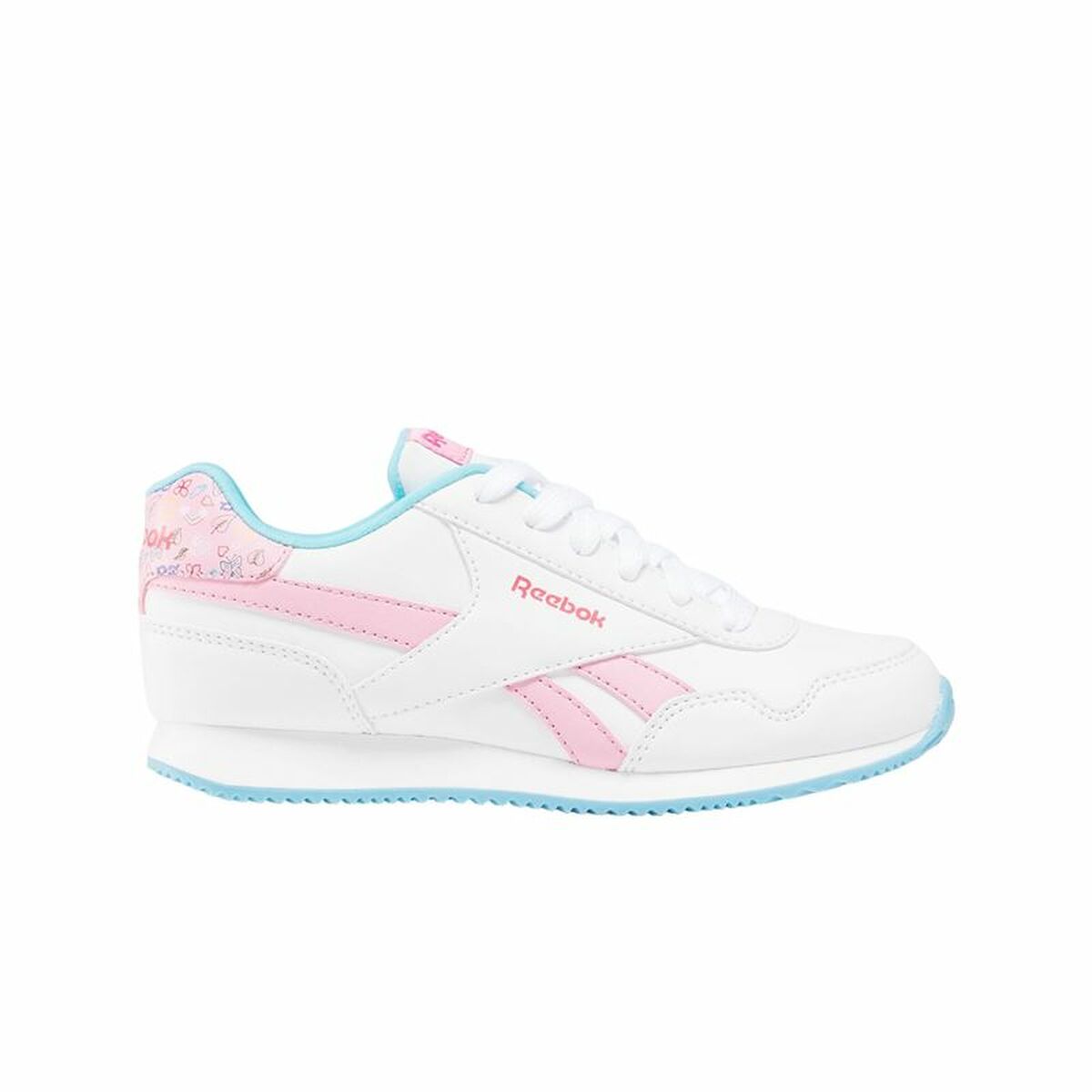 Sportskor för barn Reebok Royal Cl Jog 3.0 Vit Rosa