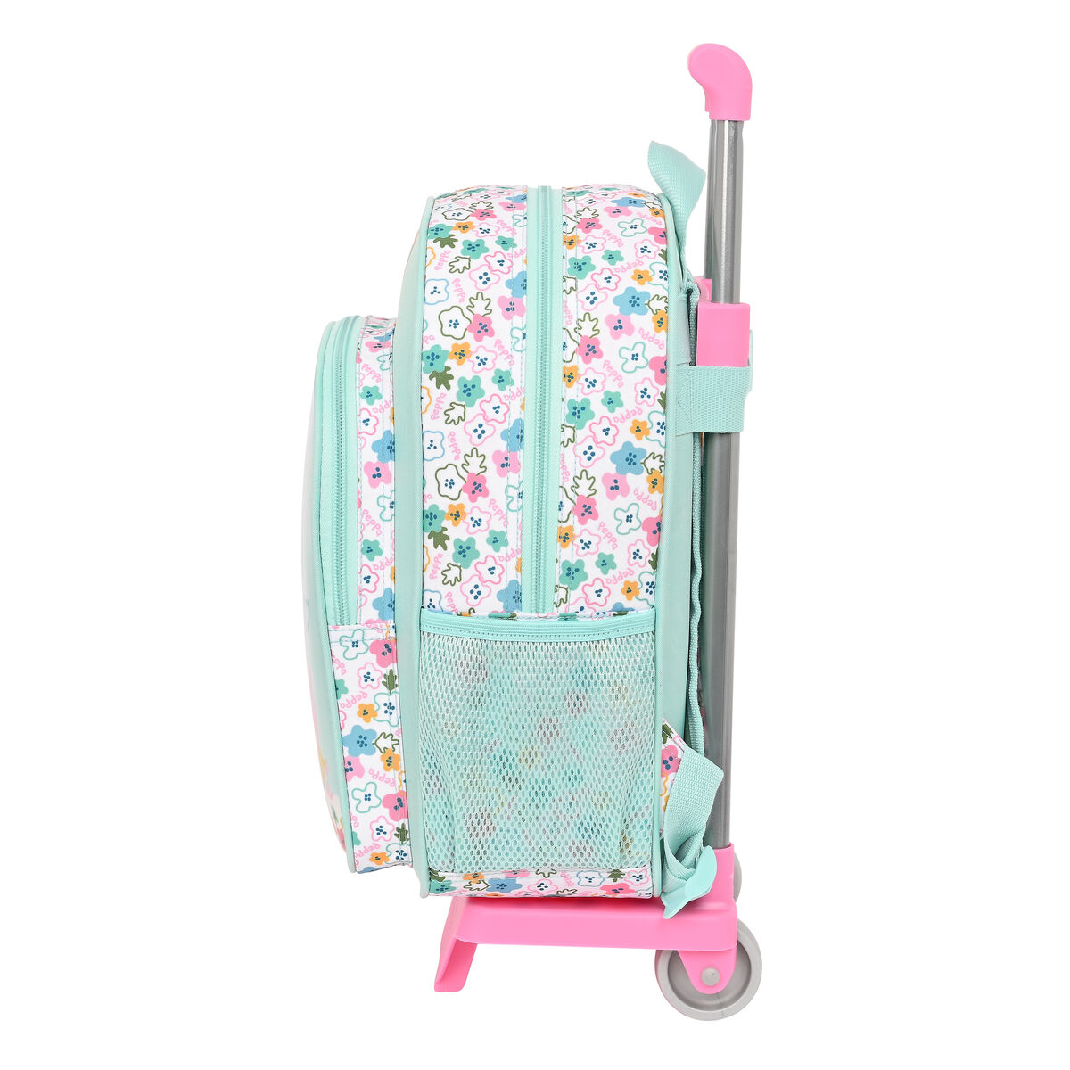 Skolväska med hjul Peppa Pig Cosy corner Blå 26 x 11 x 67 cm - 6
