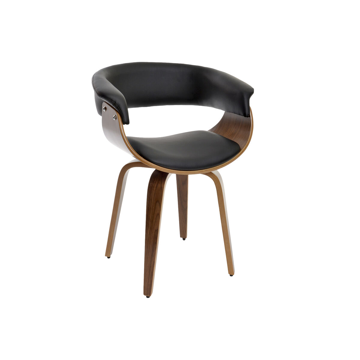 Matsalsstol DKD Home Decor Brun Svart 61 x 46 x 78 cm
