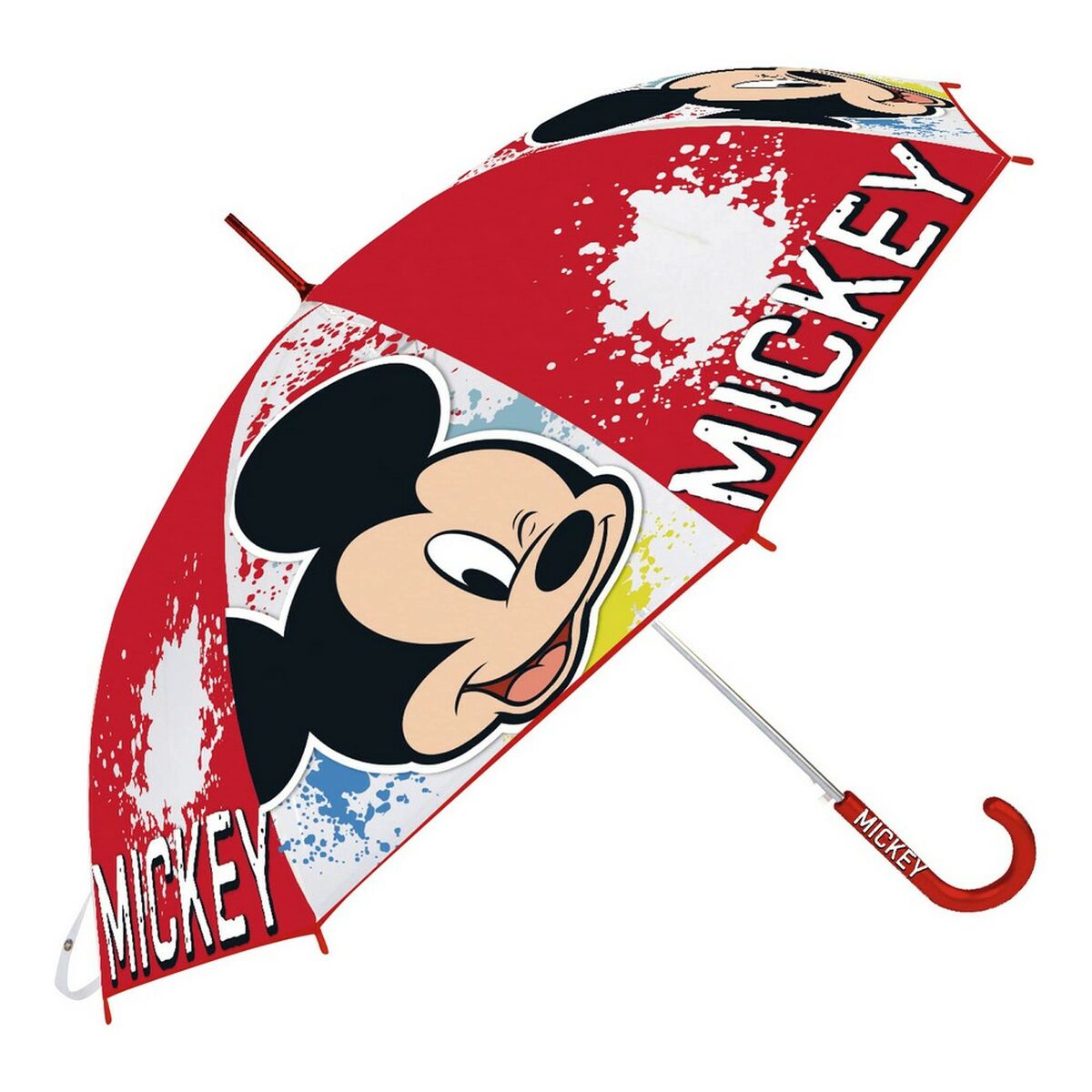 Paraply Mickey Mouse Happy Smiles Röd (Ø 80 cm) - 2