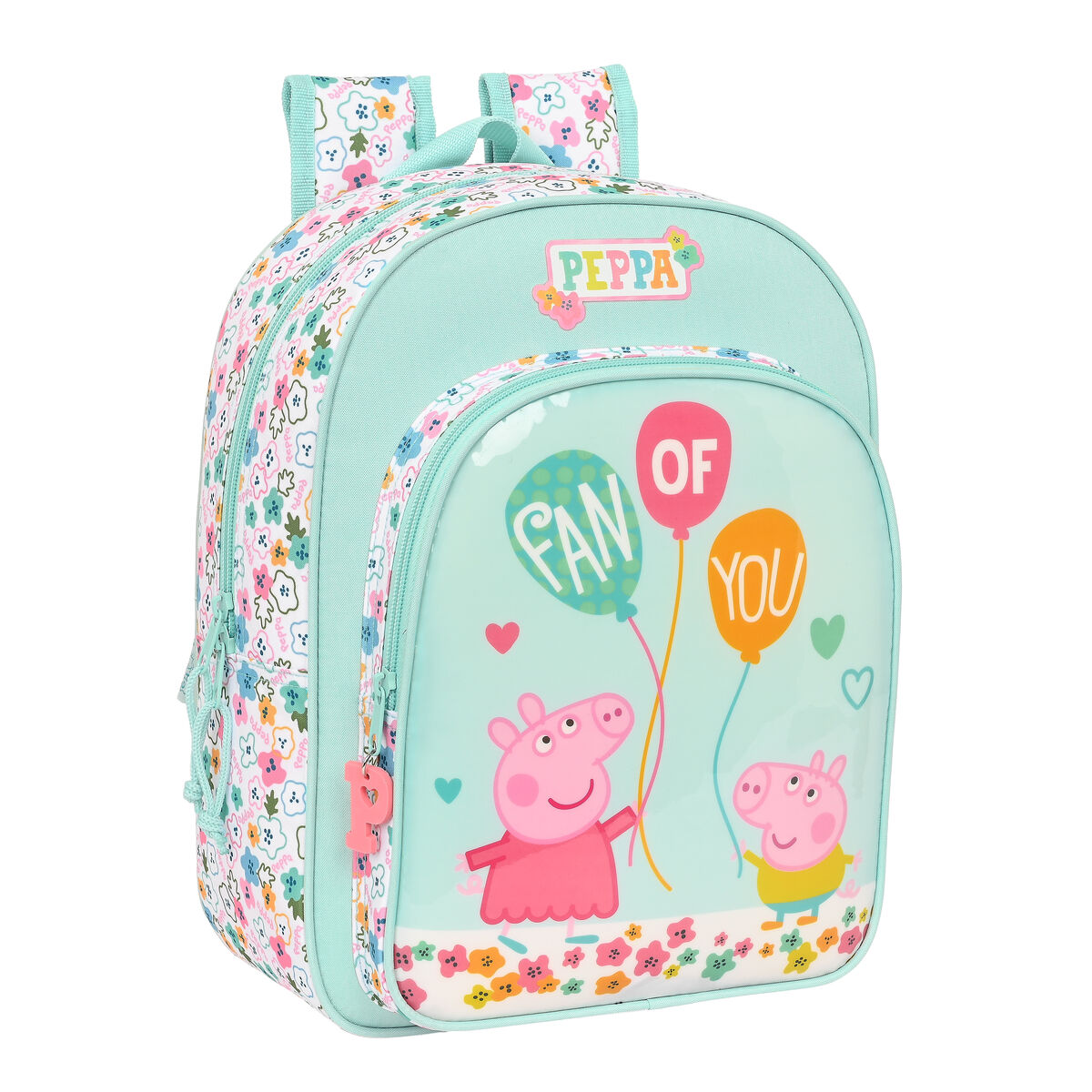 Skolryggsäck Peppa Pig Cosy corner Ljusblå 26 x 34 x 11 cm - 4