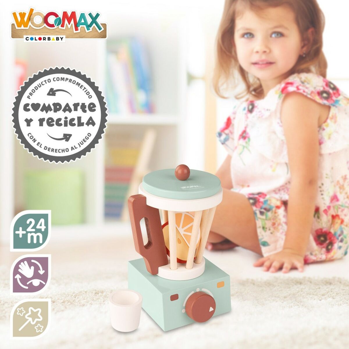 Mixer för leksaker Woomax 6 Delar 11,5 x 17,5 x 11,5 cm (6 antal) - 4