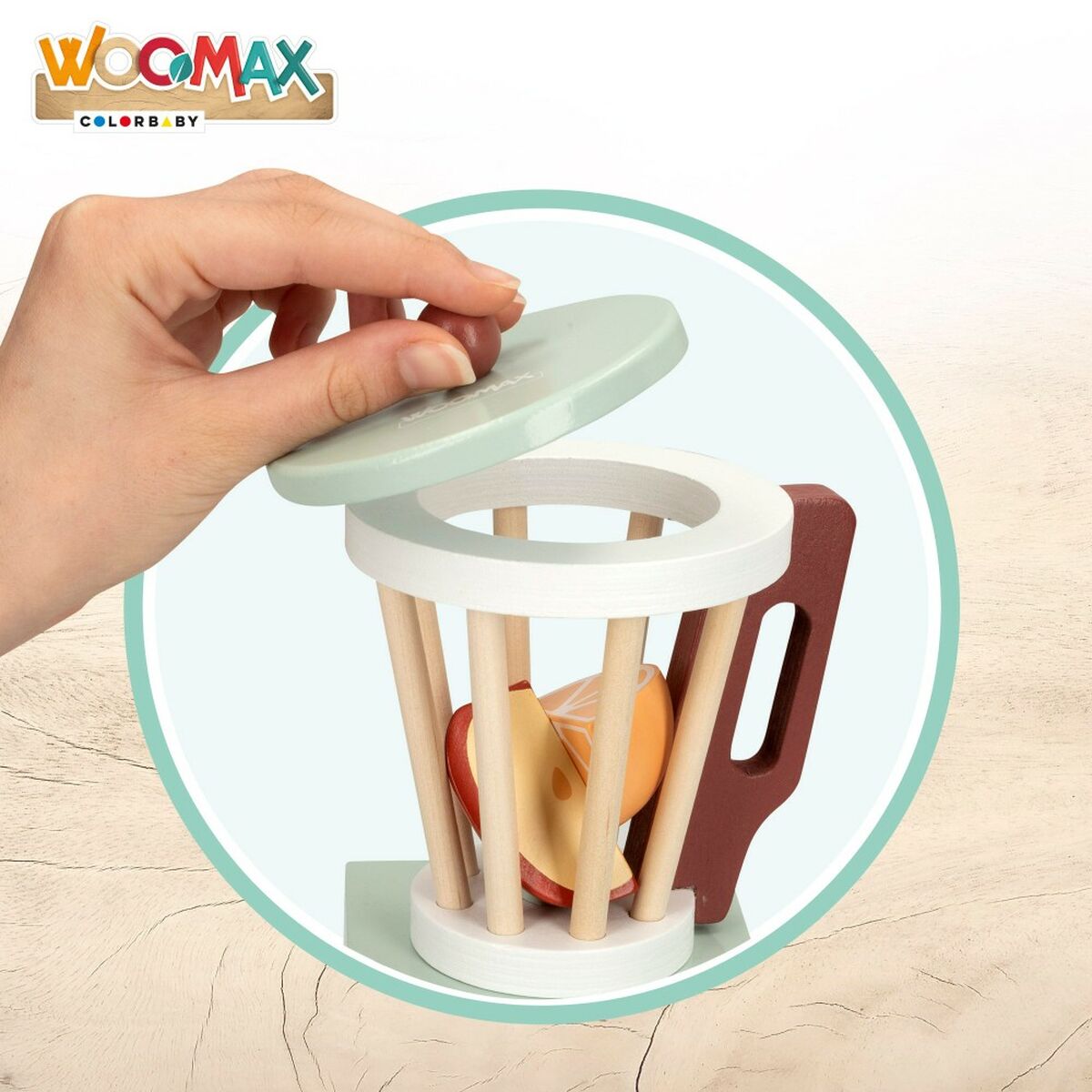 Mixer för leksaker Woomax 6 Delar 11,5 x 17,5 x 11,5 cm (6 antal) - 6