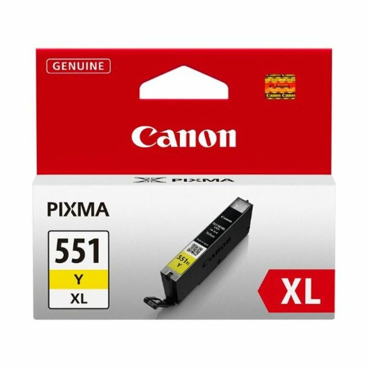 Original Bläckpatron Canon CLI-551XL Y Gul - 2