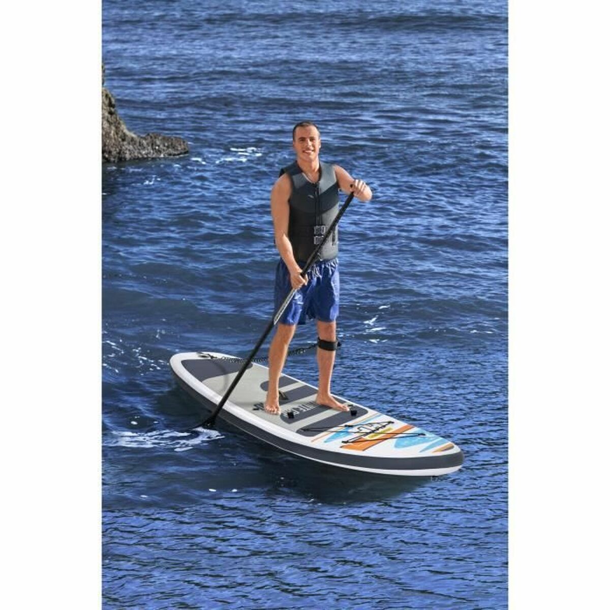 Paddla surfbräda Bestway 65341 Vit - 10