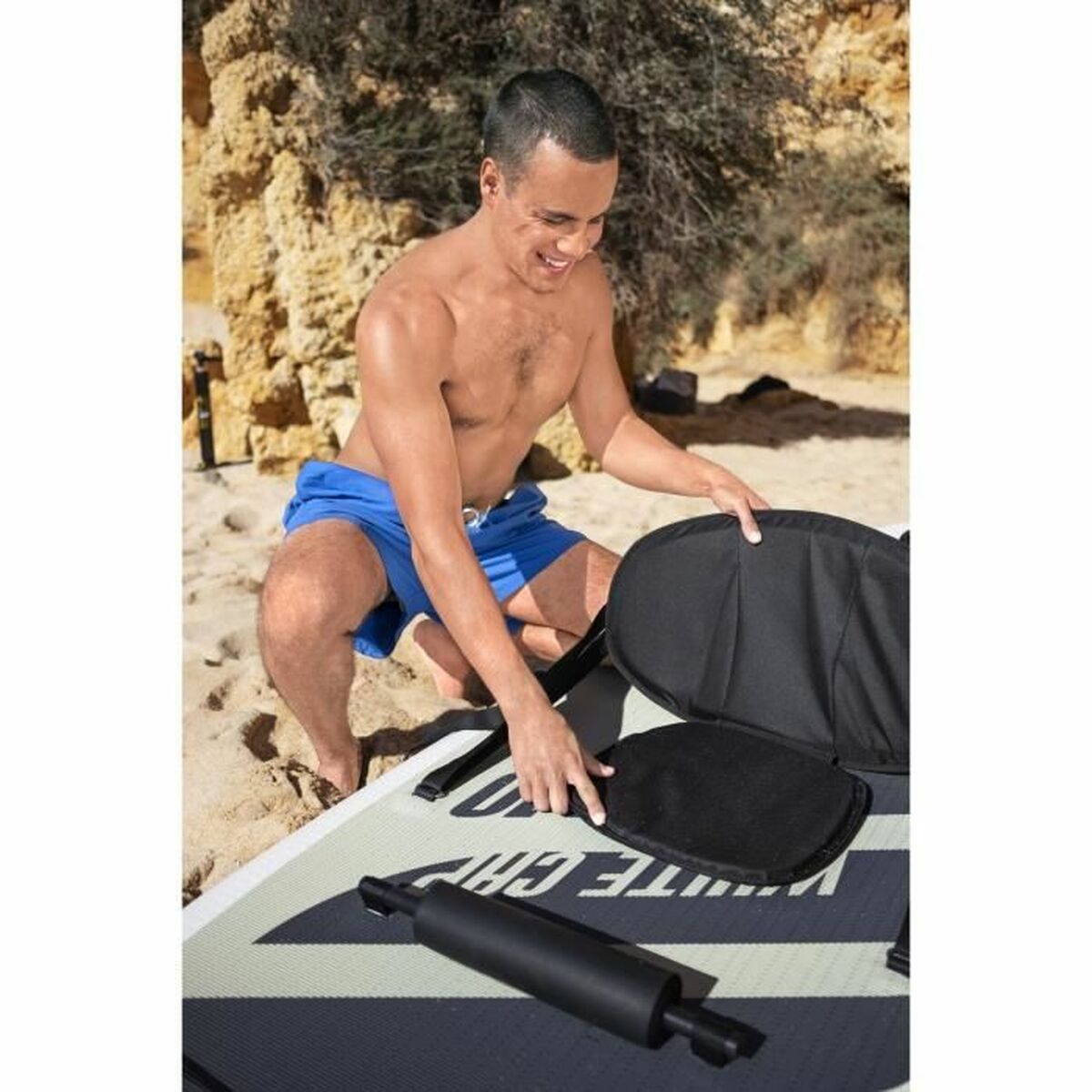 Paddla surfbräda Bestway 65341 Vit - 3