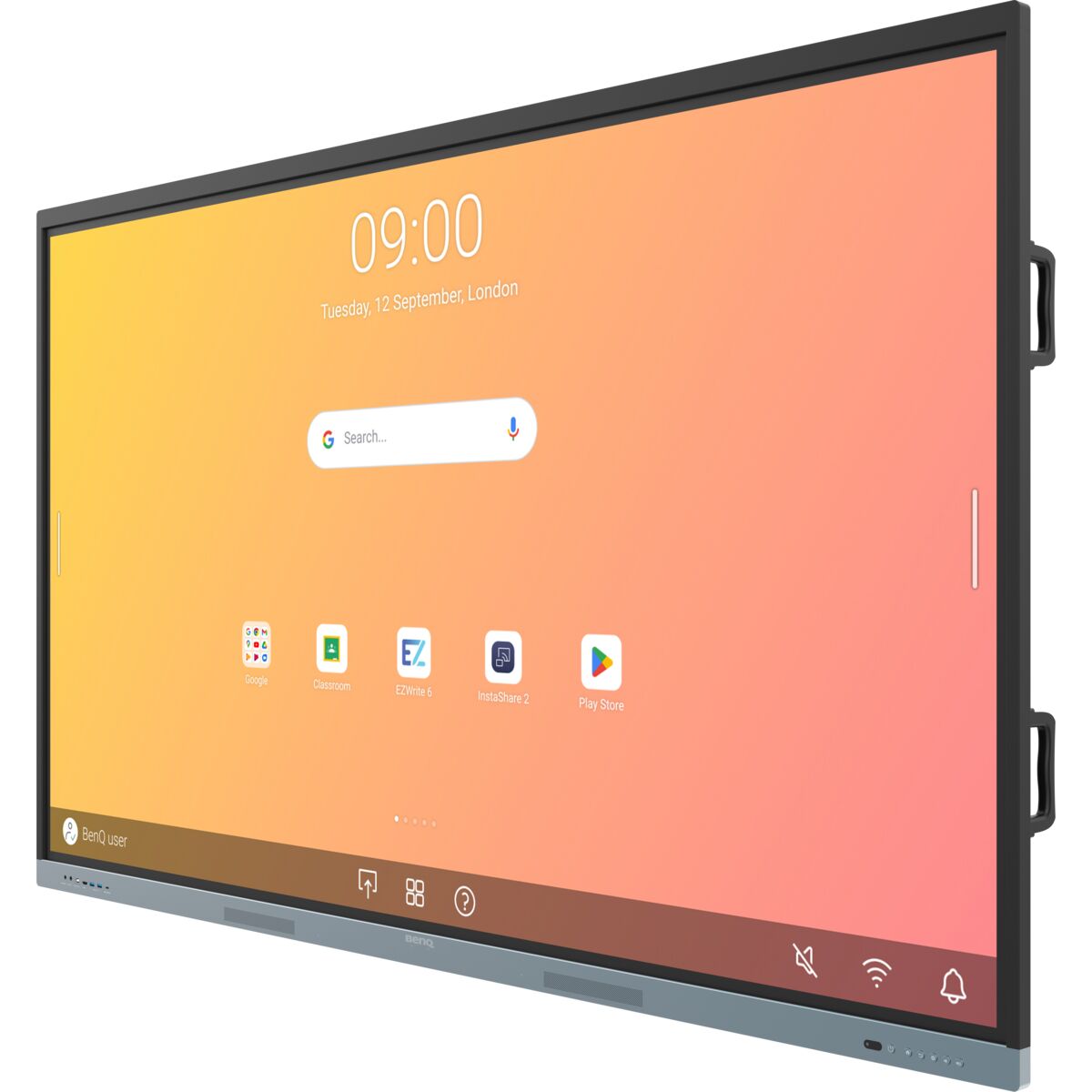 Interaktiv Pekskärm BenQ RE8604 86" 4K Ultra HD