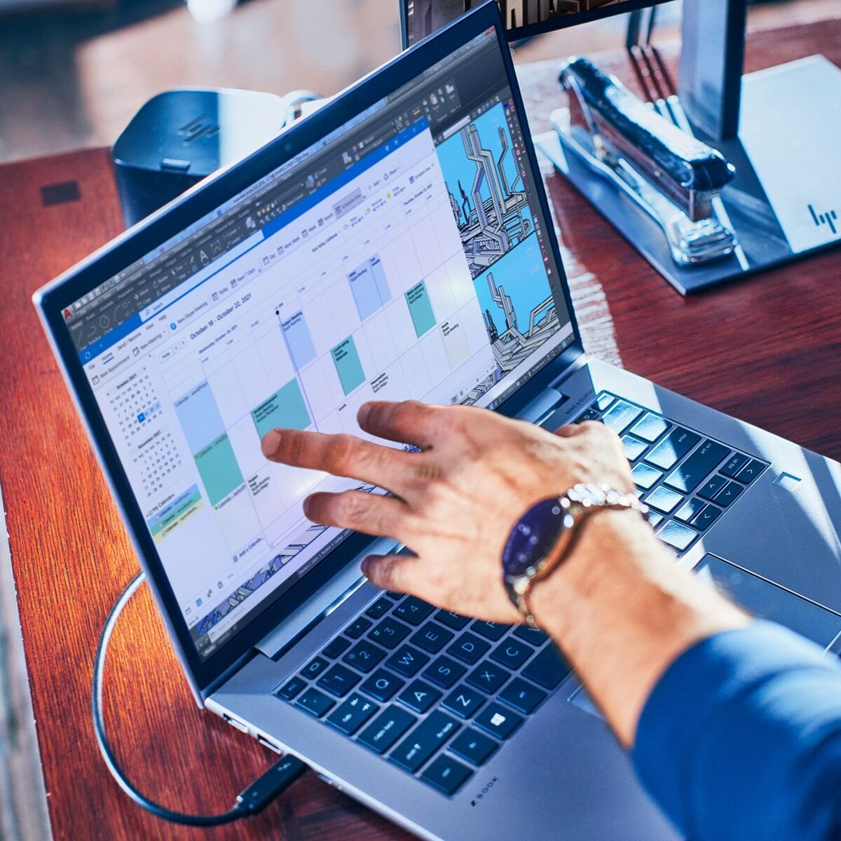 Bärbar dator HP ZBook Firefly G10 14" Intel Core i7-1355U 16 GB RAM 1 TB SSD - 3