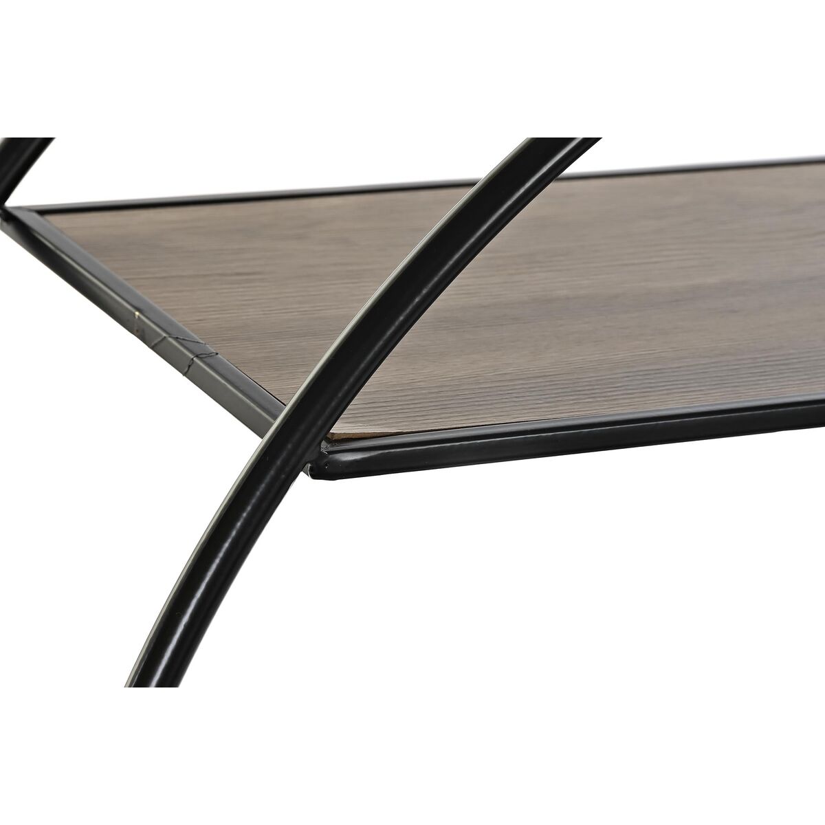 Bokhylla DKD Home Decor Svart Ljusgrå Metall Gran 90 x 30 x 100 cm (1) - 9