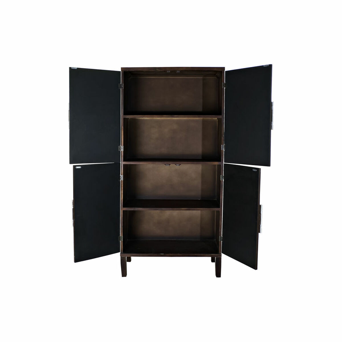 Skåp DKD Home Decor MB-179372 Mörkbrun Ljusbrun Gran Trä MDF 86 x 41 x 181 cm - 7