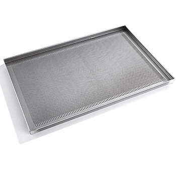 Perforerad Aluminiumbricka, 60x40