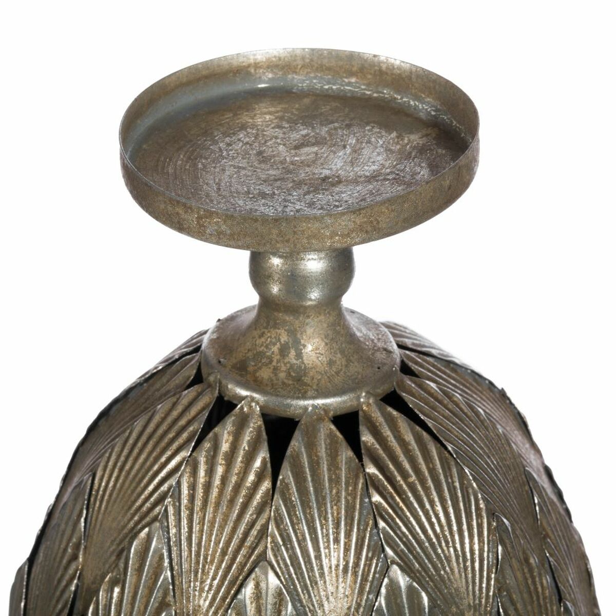 Ljusstakar 15,5 x 15,5 x 28 cm Metall Silver - 4