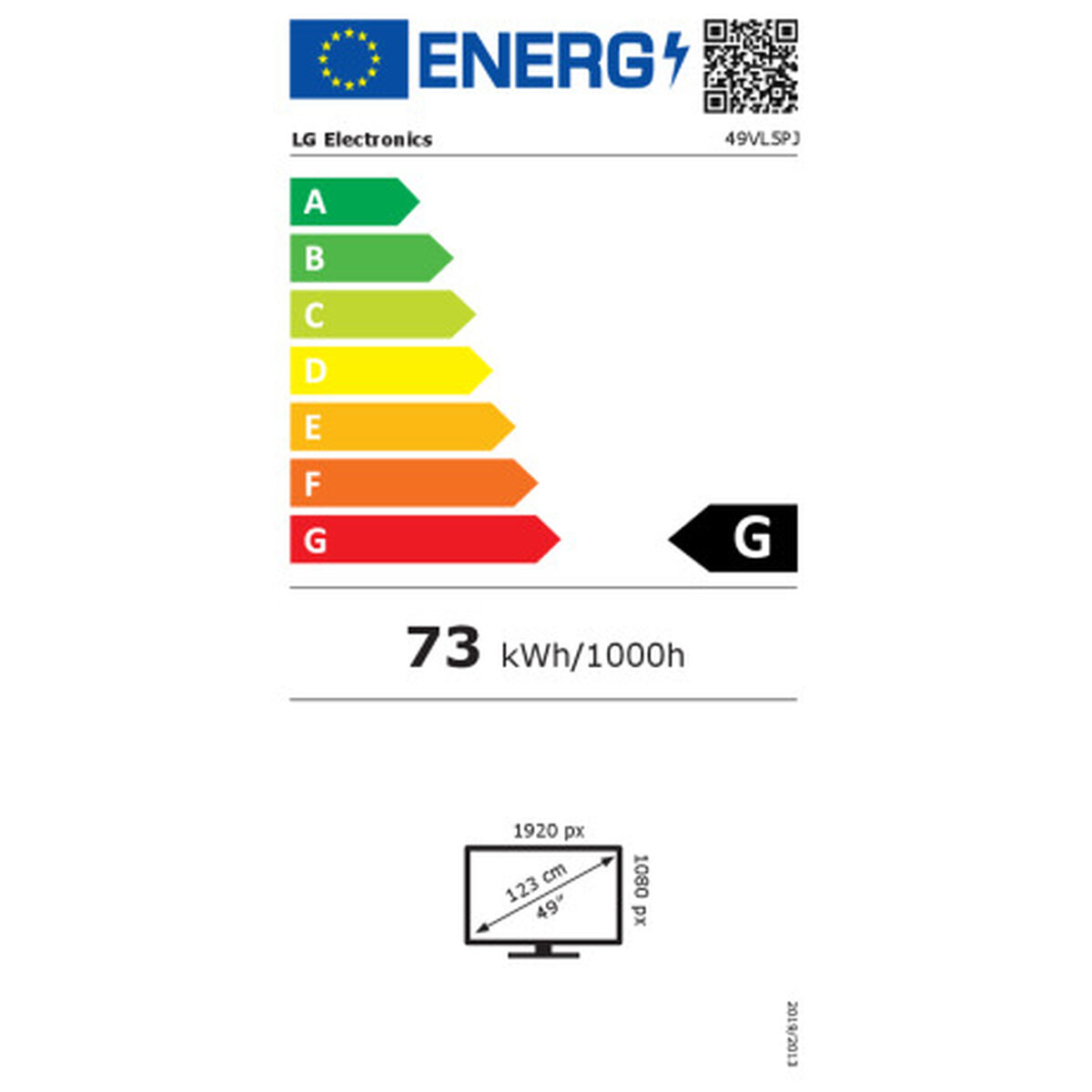 Videovägg Monitor LG 49VL5PJ-A 49" Full HD - 3