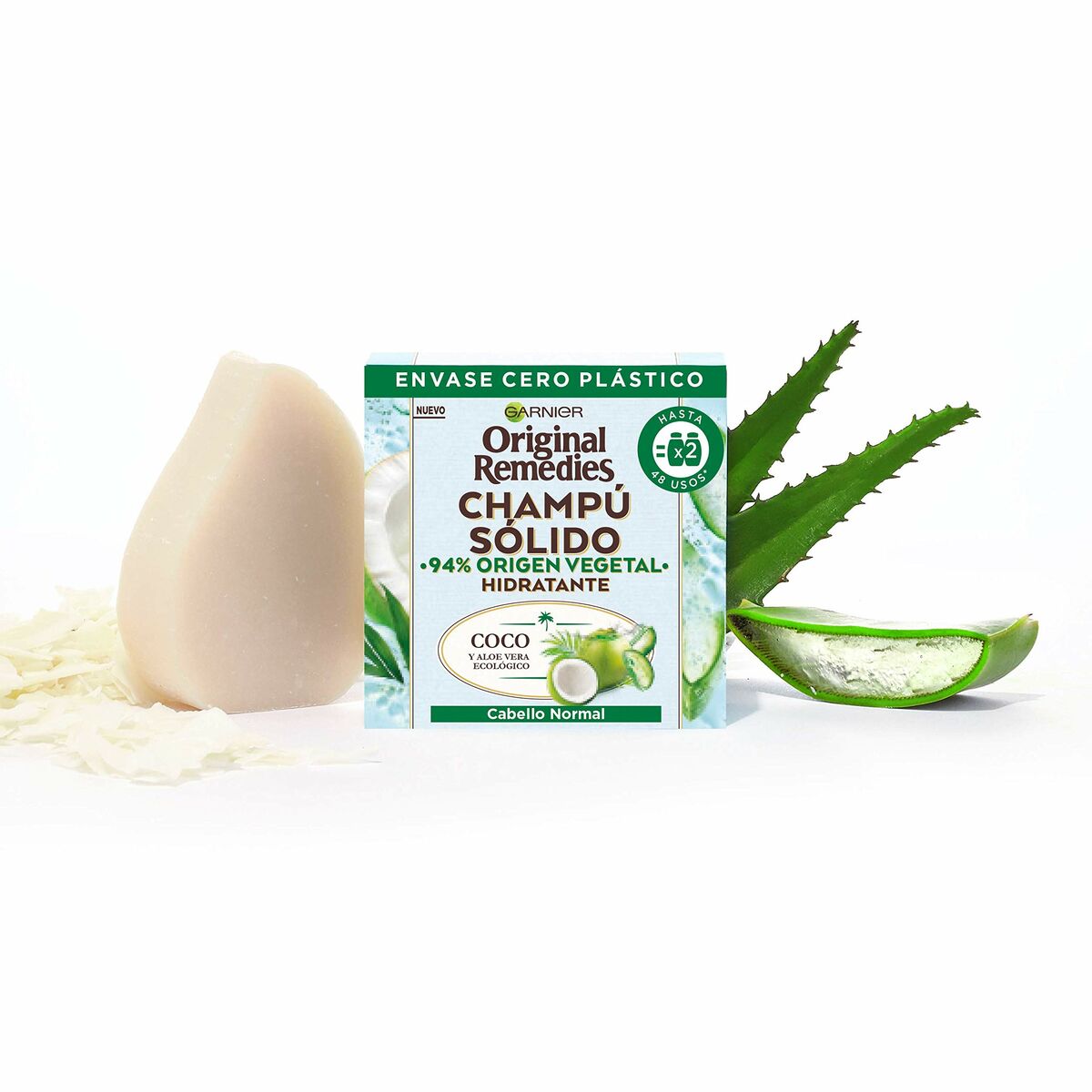 Schampobar Garnier Original Remedies X 60 g Fuktgivande Kokosnöt 2 antal - 4