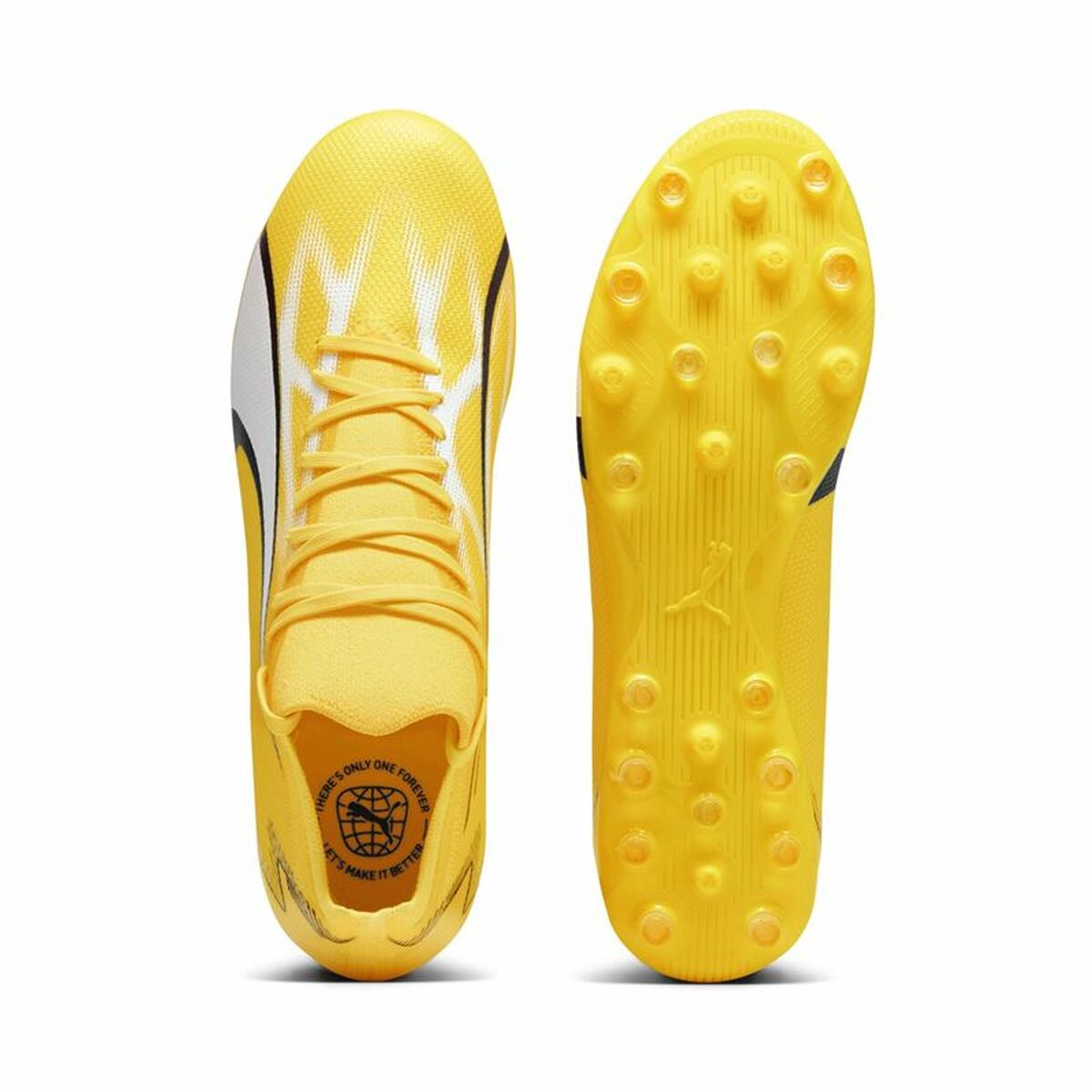 Fotbollsskor för vuxna Puma Ultra Match MG Gul - 3