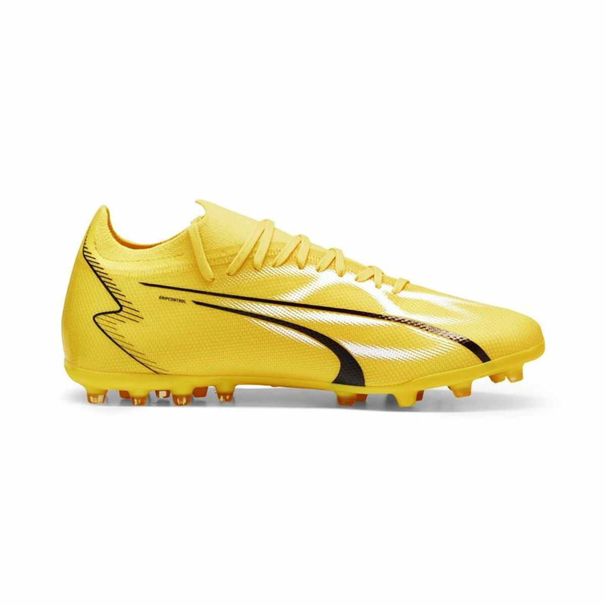 Fotbollsskor för vuxna Puma Ultra Match MG Gul - 2