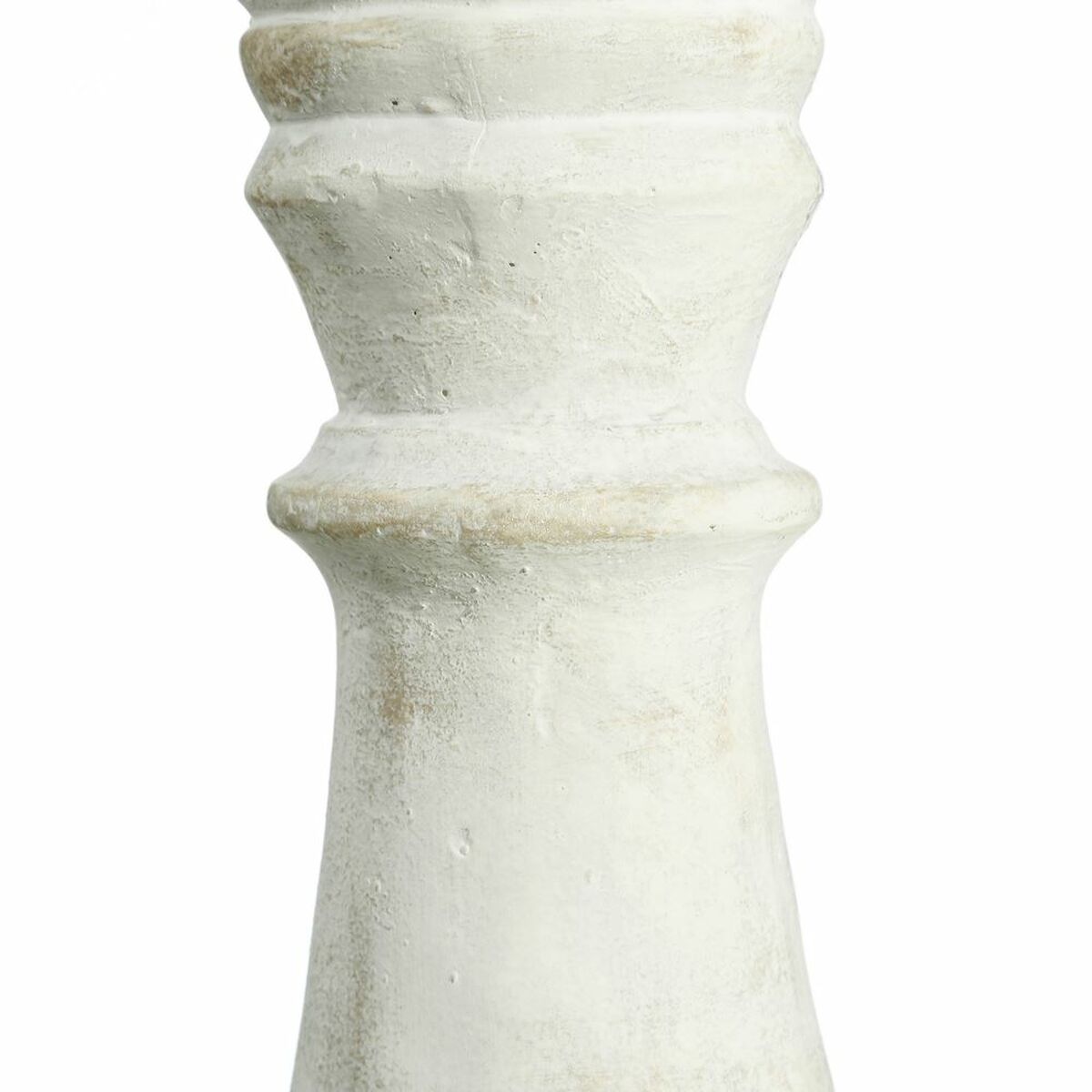 Ljusstakar Vit Glas Cement 20,5 x 20,5 x 80 cm - 2