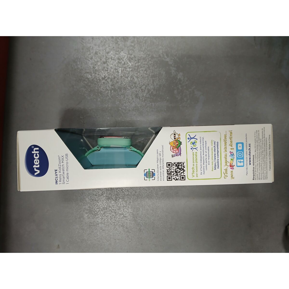 Skolryggsäck Vtech Kidizoom Smartwatch Max Aquamarine - 3