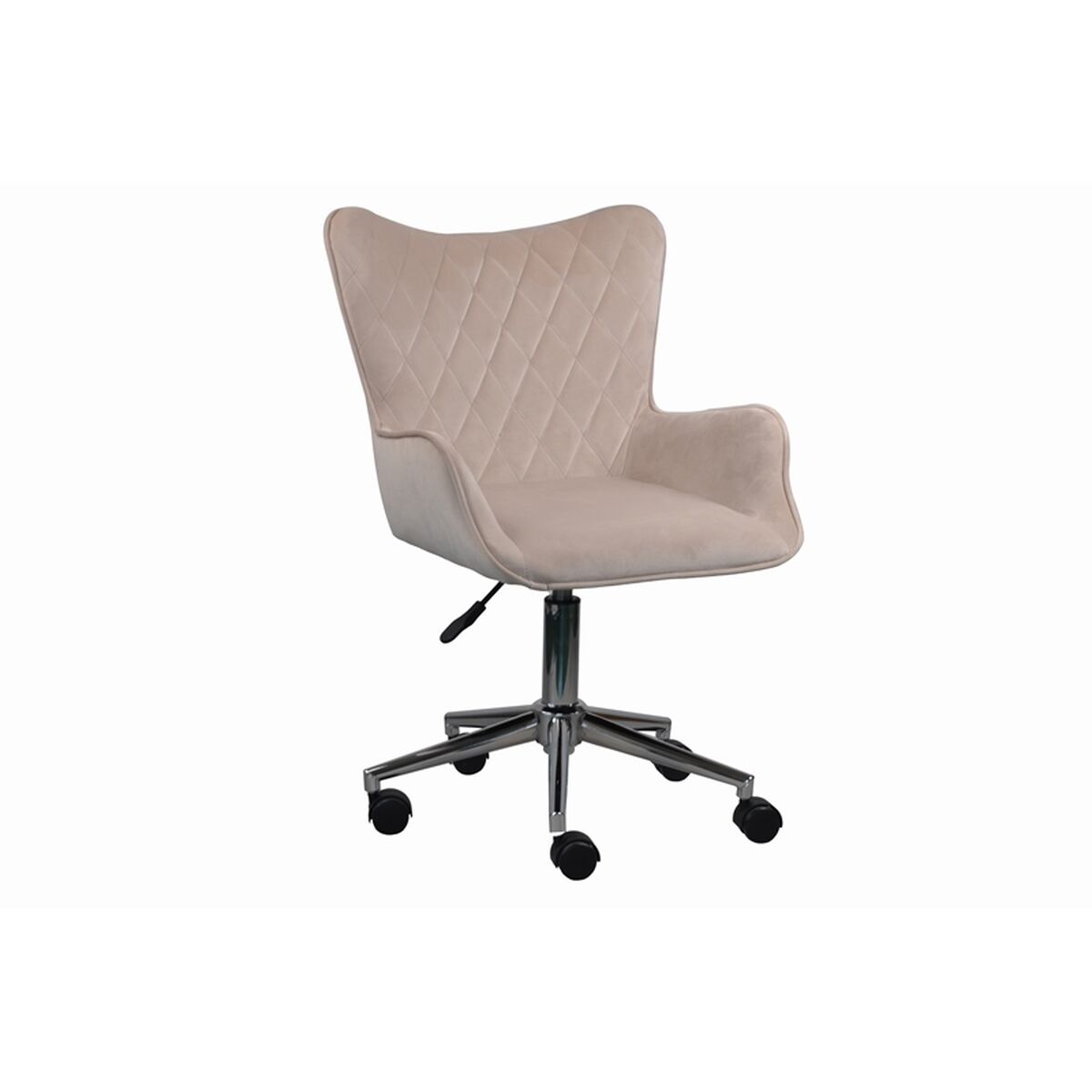 Stol DKD Home Decor Kräm Silvrig 52 x 56,5 x 80 cm