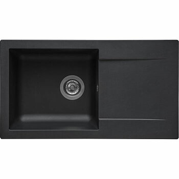 Diskho Stradour 78 x 43,5 cm Svart matt Svart