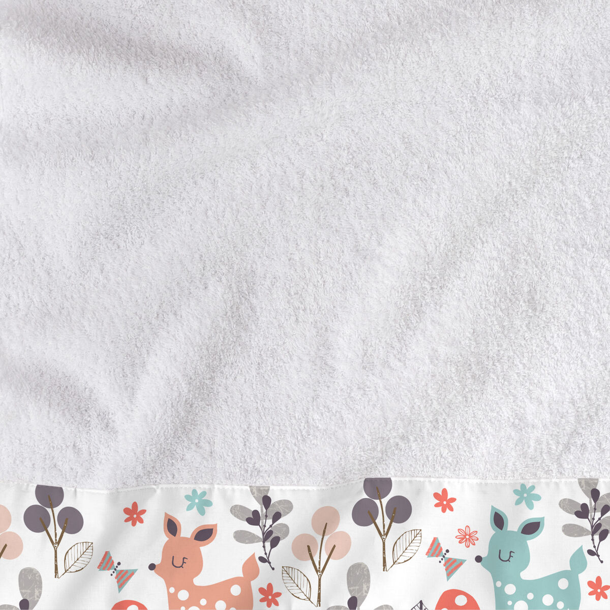 Handduksset HappyFriday Moshi Moshi Woodland Multicolour 2 Delar - 3