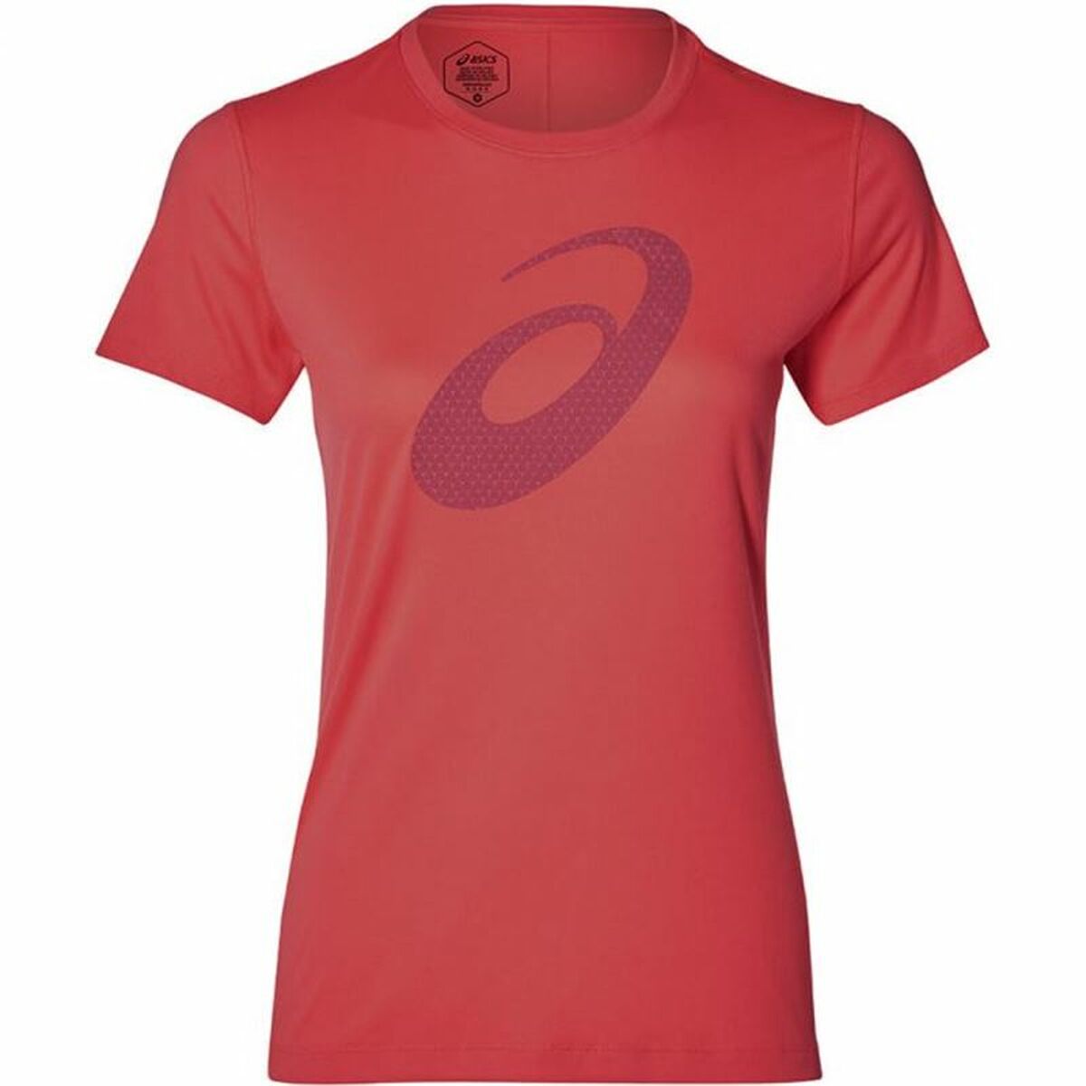 T-shirt med kortärm Dam Asics SS Graphic Röd