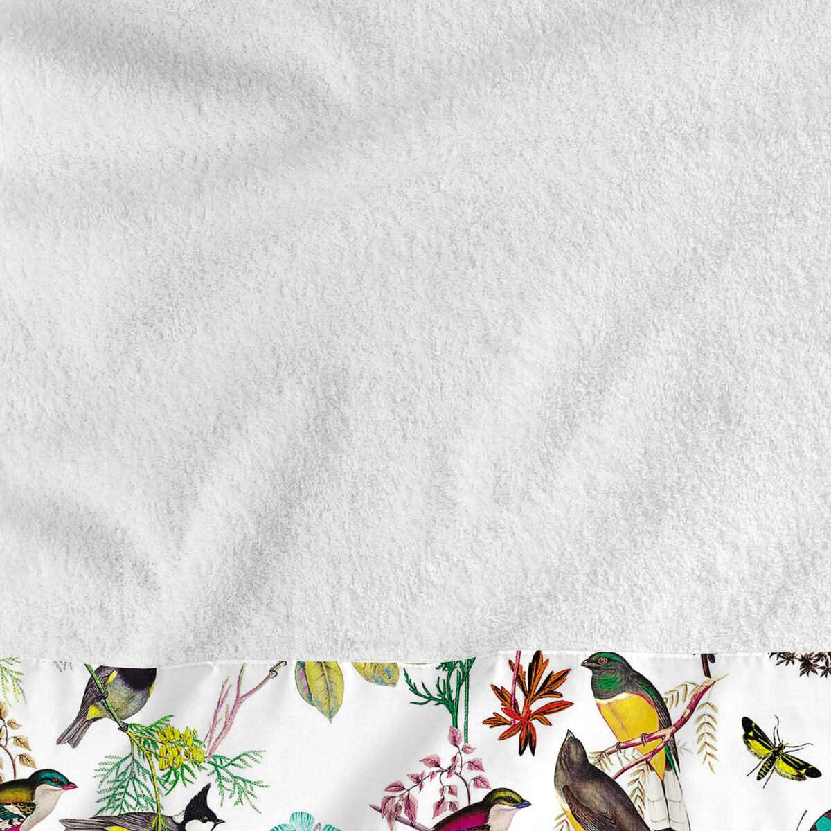 Handduksset HappyFriday Birds of paradise Multicolour 2 Delar - 3
