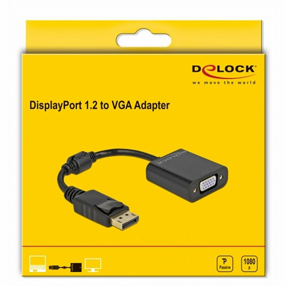 DisplayPort till VGA Adapter DELOCK 61006 Svart - 4