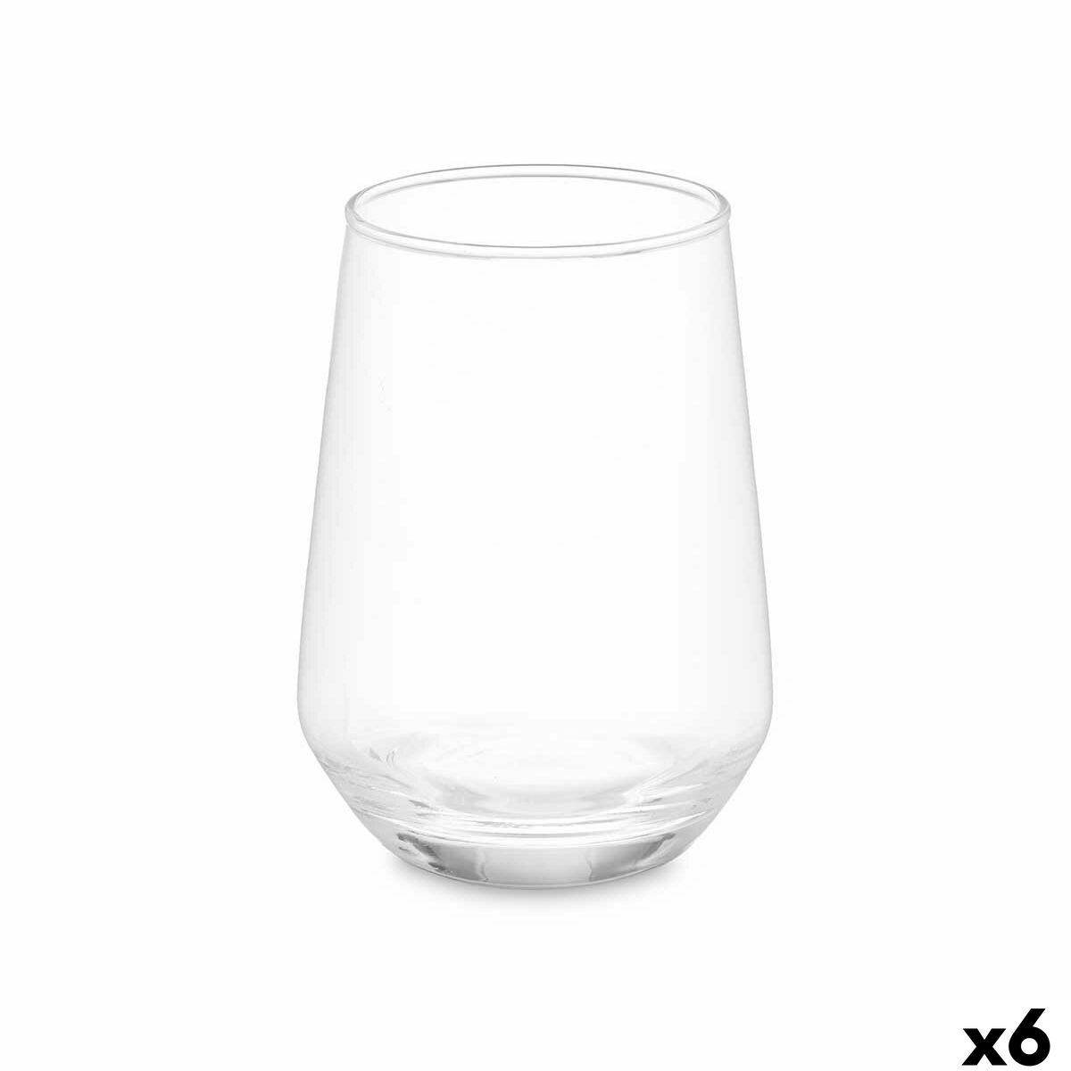 Glas för vatten Vivalto 67018-1/BHZ6 Transparent Glas 390 ml (6 antal)