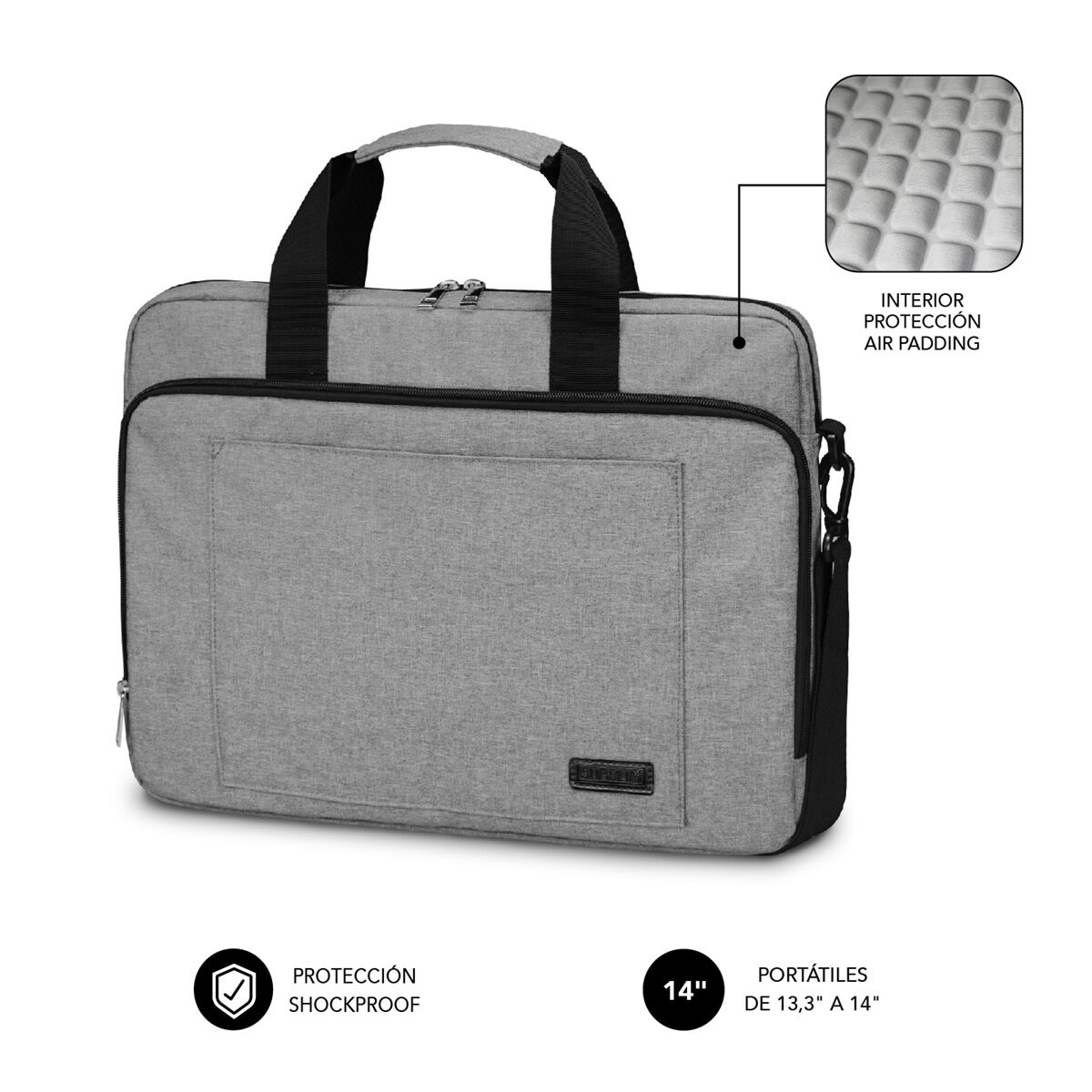 Laptopväska Subblim SUBLB4APLB01 Grå 14"