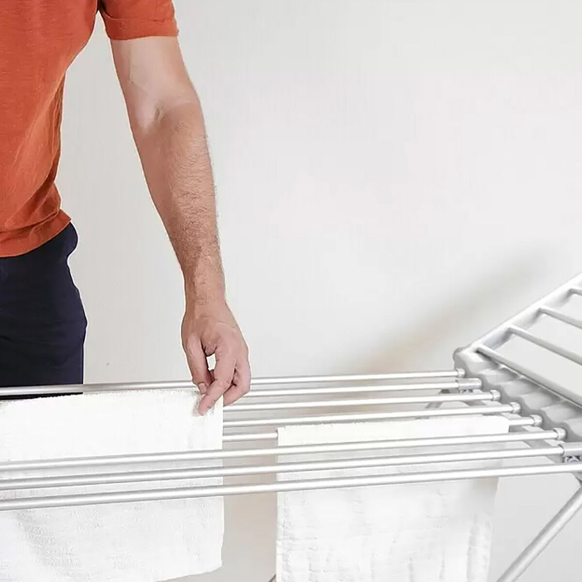 Hopfällbar och elektrisk tvättlina Fulmo 94 x 54 x 70 cm Plast 4 Kg (Renoverade A) - 6