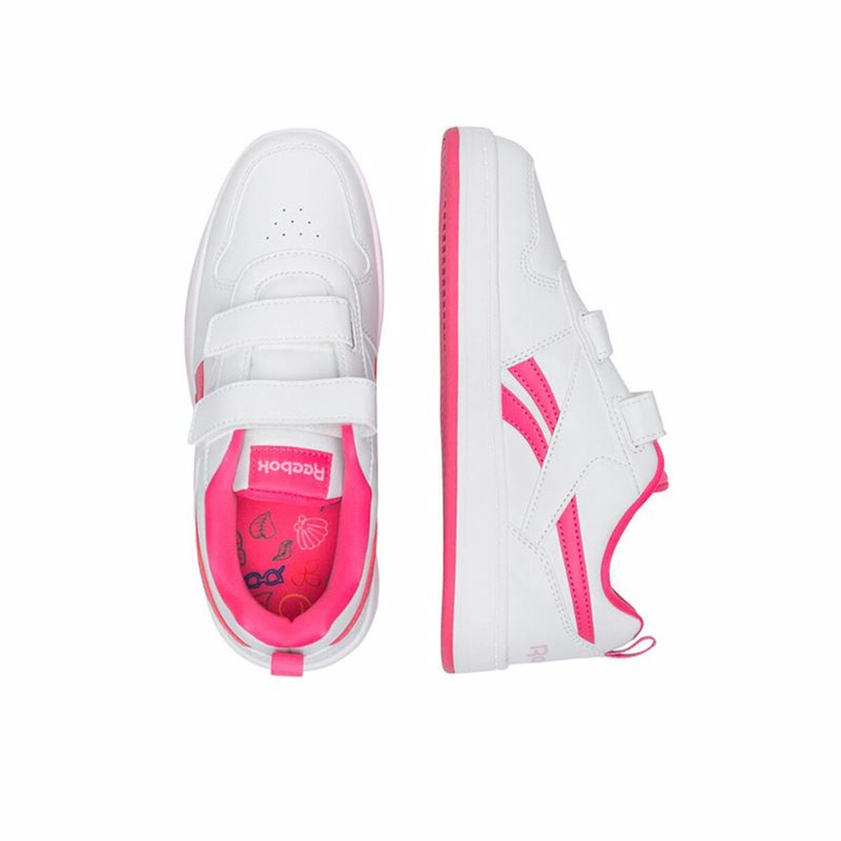 Sportskor för barn Reebok Royal Prime 2.0 2V Vit Rosa Fuchsia - 3