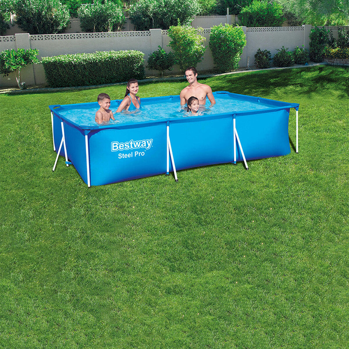 flyttbar pool Bestway 300 x 201 x 66 cm 201 x 300 x 66 cm - 3