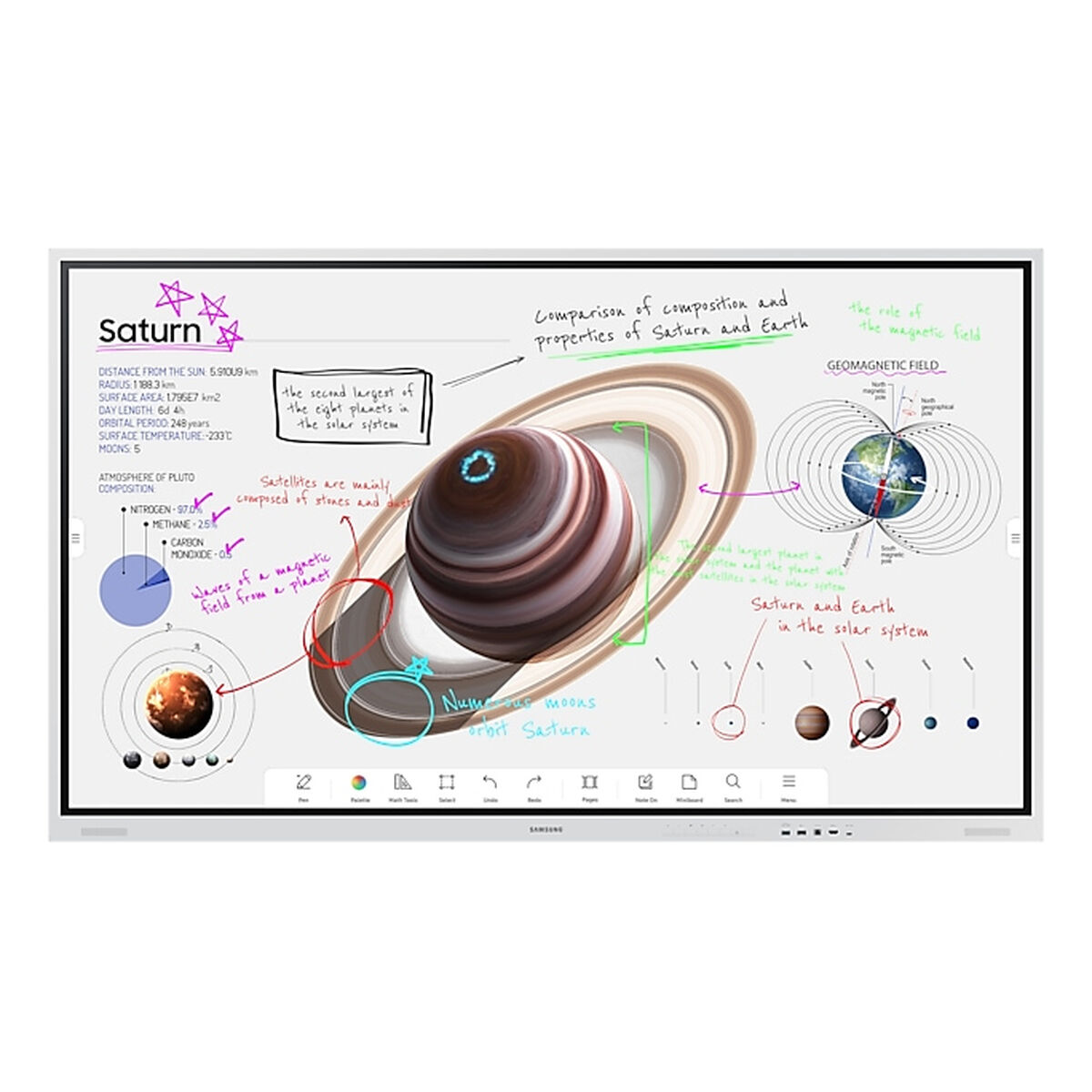 Interaktiv Pekskärm Samsung WM75B 75" 60 Hz 4K Ultra HD - 7