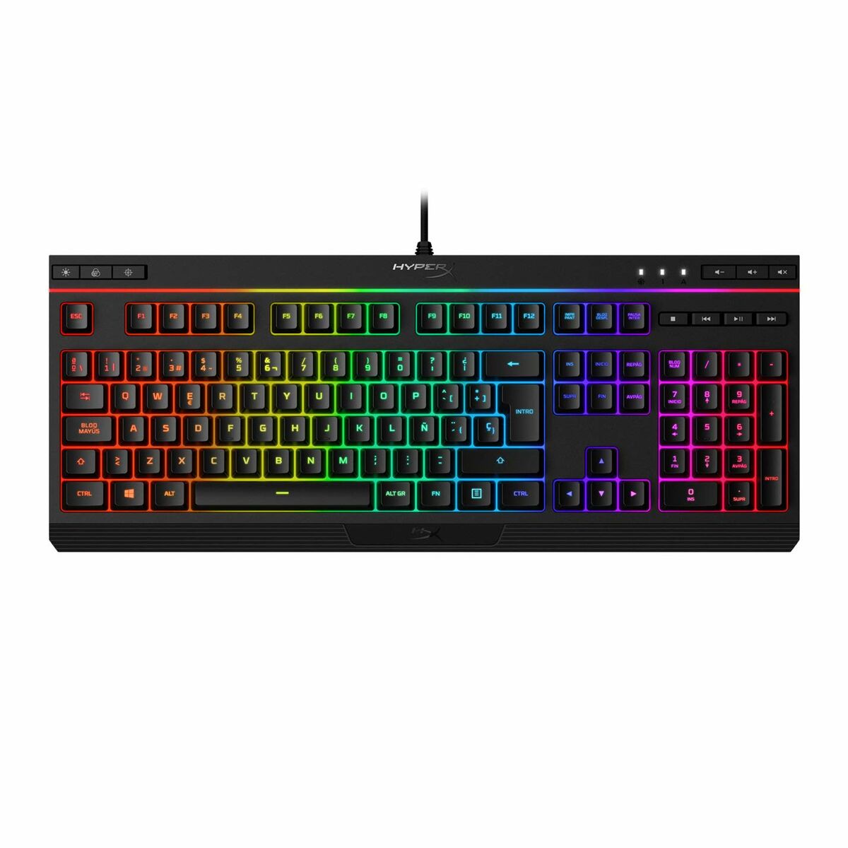Tangentbord Hyperx Alloy Core RGB Qwerty Spanska - 3