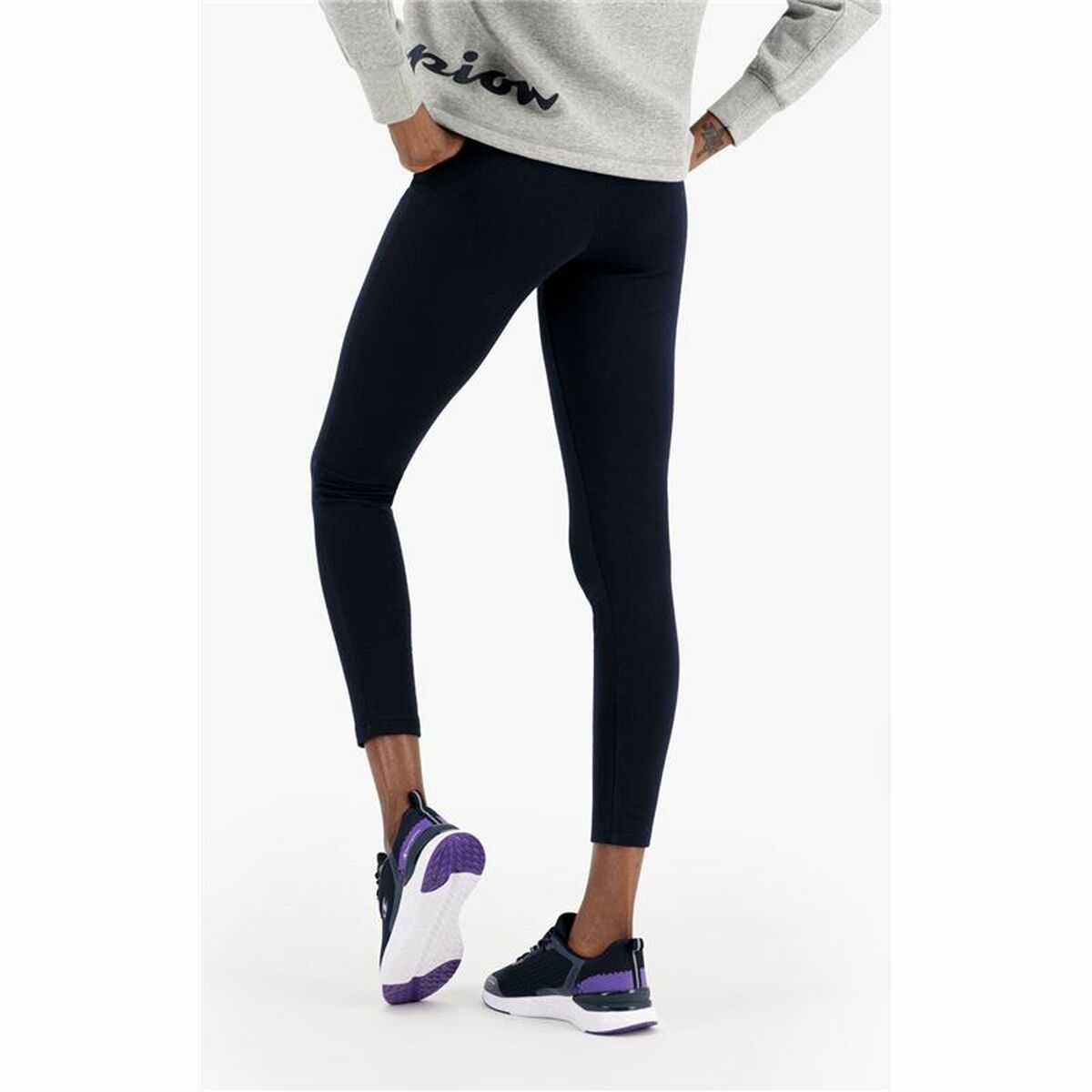 Sport-leggings, Dam Champion C Logo Stretch Mörkblå XS - 5