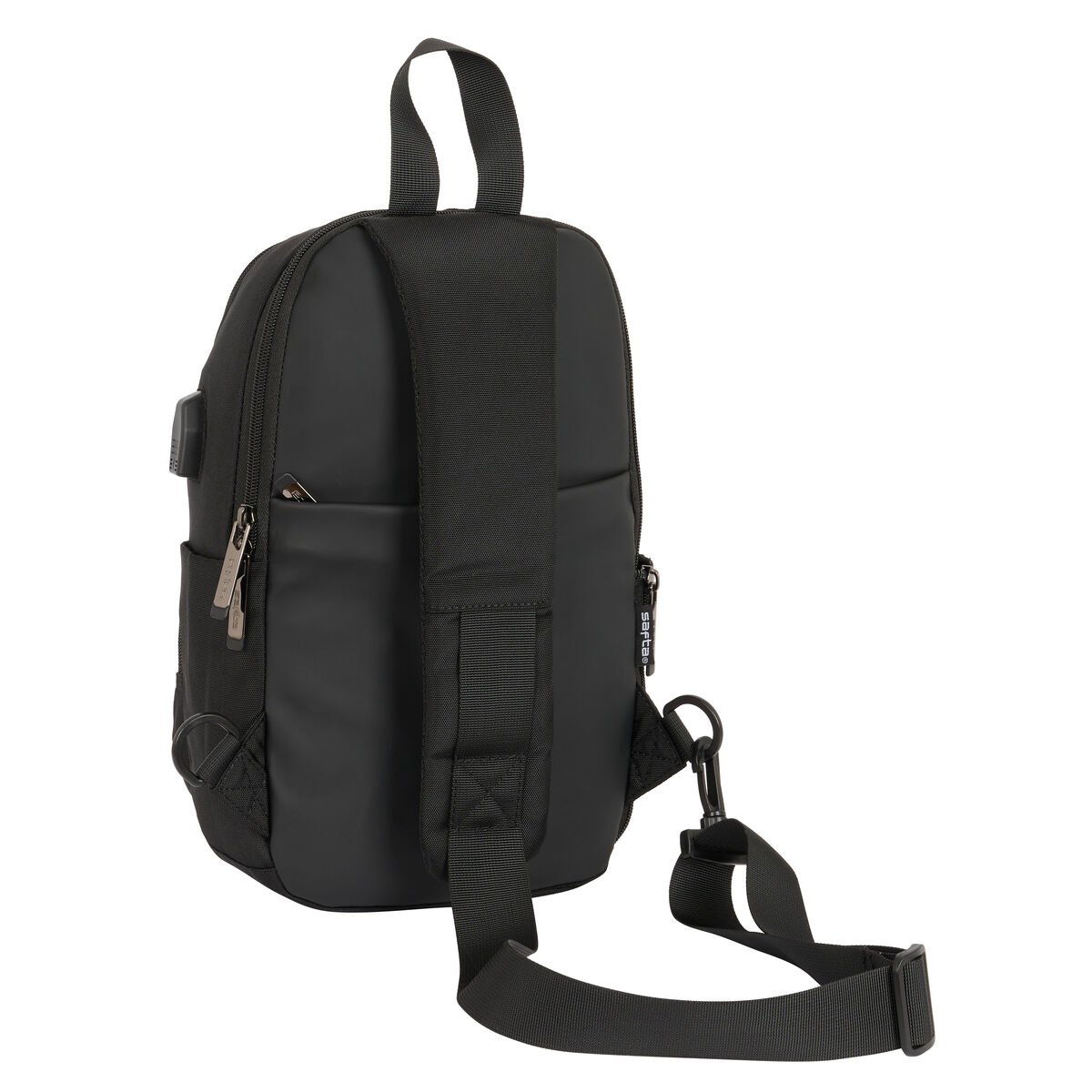 Ryggsäck Safta Black Svart 18 x 34 x 12 cm - 4