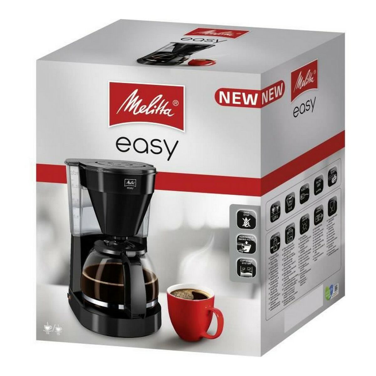 Kaffebryggare Melitta EASY II BLACK 1050W Svart 1050 W 1,25 L - 5