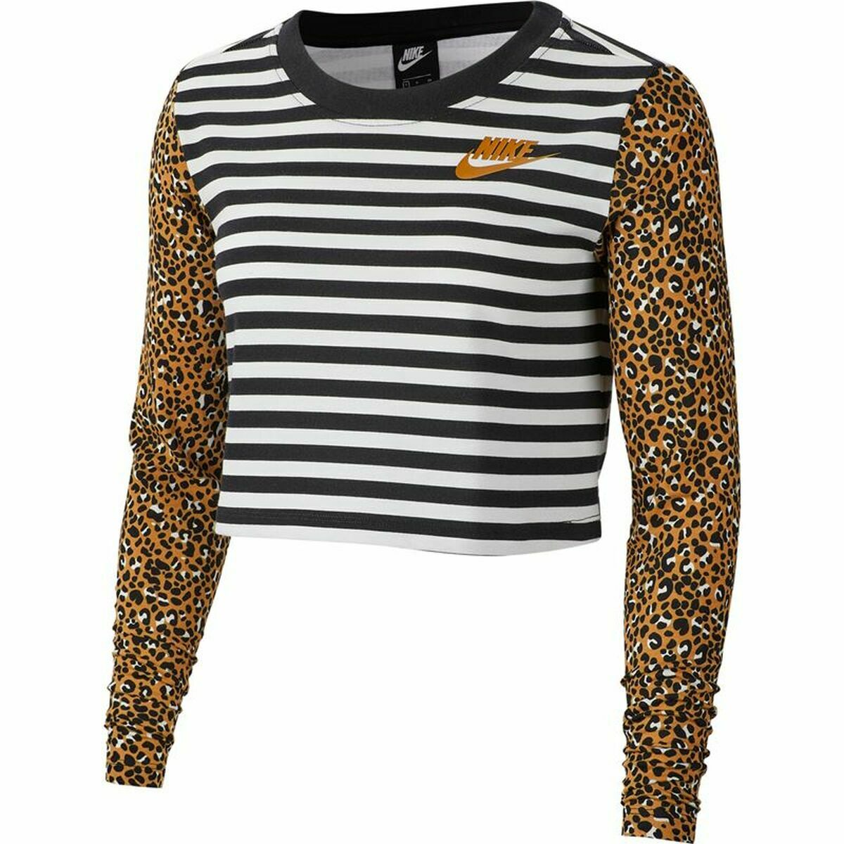 T-shirt med lång ärm Dam Nike Animal Print - 7