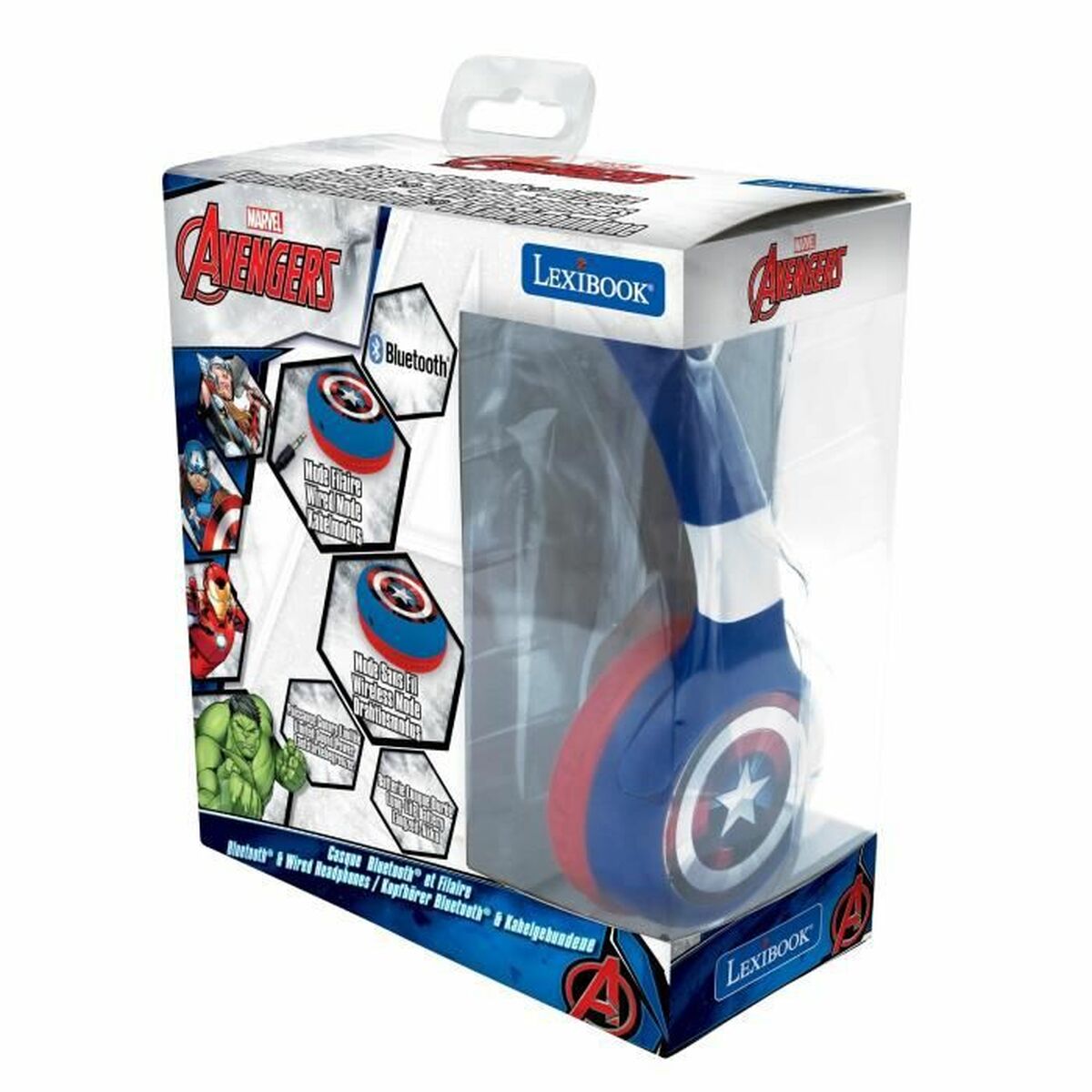 Bluetooth Hörlurar Lexibook Avengers 2 i 1 - 4