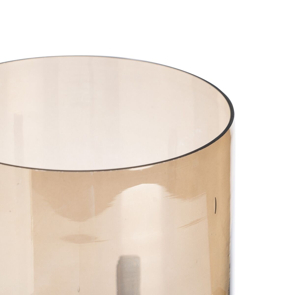 Ljusstakar Gyllene Glas Stål 15 x 15 x 29 cm - 3
