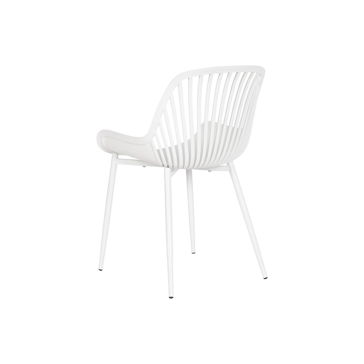 Stol Home ESPRIT Vit 50,5 x 55 x 82 cm - 3