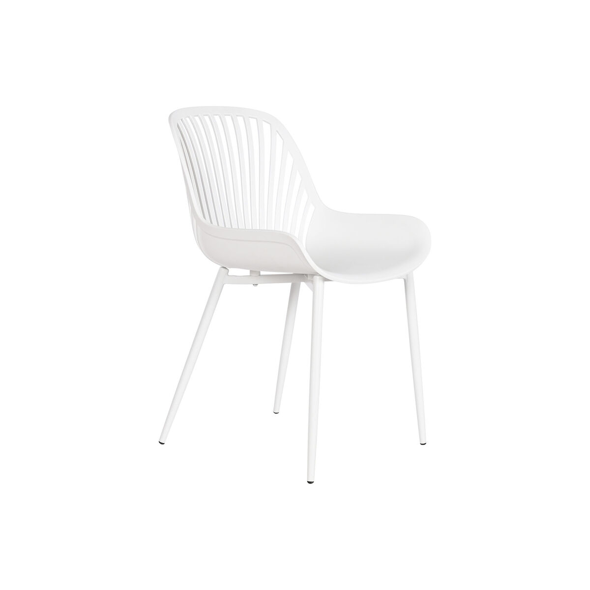 Stol Home ESPRIT Vit 50,5 x 55 x 82 cm