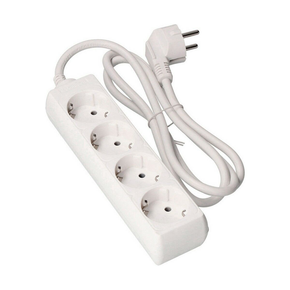 Ellist 4 Tomas-uttag utan brytare EDM 41004 Schuko (1,5 m)